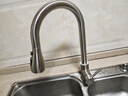 京东京造 厨房水龙头 抽拉式洗菜盆龙头 304不锈钢360°旋转冷热水3功能 实拍图