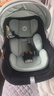 怡戈（Ekobebe）小元宝新生婴儿提篮式儿童安全座椅汽车用宝宝便携车载提篮 黑绿 实拍图