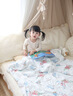 可优比（KUB）婴儿凉感被儿童夏凉被宝宝空调被抗菌宝宝盖毯-白鹅轻舞120*150cm 实拍图