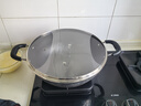苏泊尔（SUPOR）炒锅双耳炒锅铁锅深型平底无涂层铸铁炒锅燃气电磁炉通用加深加大 32CM(适合2~5人)  32cm 铁锅 实拍图