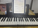 特伦斯电子琴88键折叠琴成人儿童初学电钢键盘教学乐器V10便携钢琴 V10典雅黑+延音踏板+原装琴包 实拍图