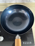 臻三环章丘铁锅炒锅手工锻打铁锅无涂层不易粘锅炒菜锅厨房好物一环轻音 古法烤蓝 26cm 实拍图