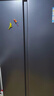 海尔（Haier）盛宴618L对开门冰箱黑金净化一级能效风冷无霜超大容量蓝色BCD-618WGHSSEDBL国家补贴 实拍图