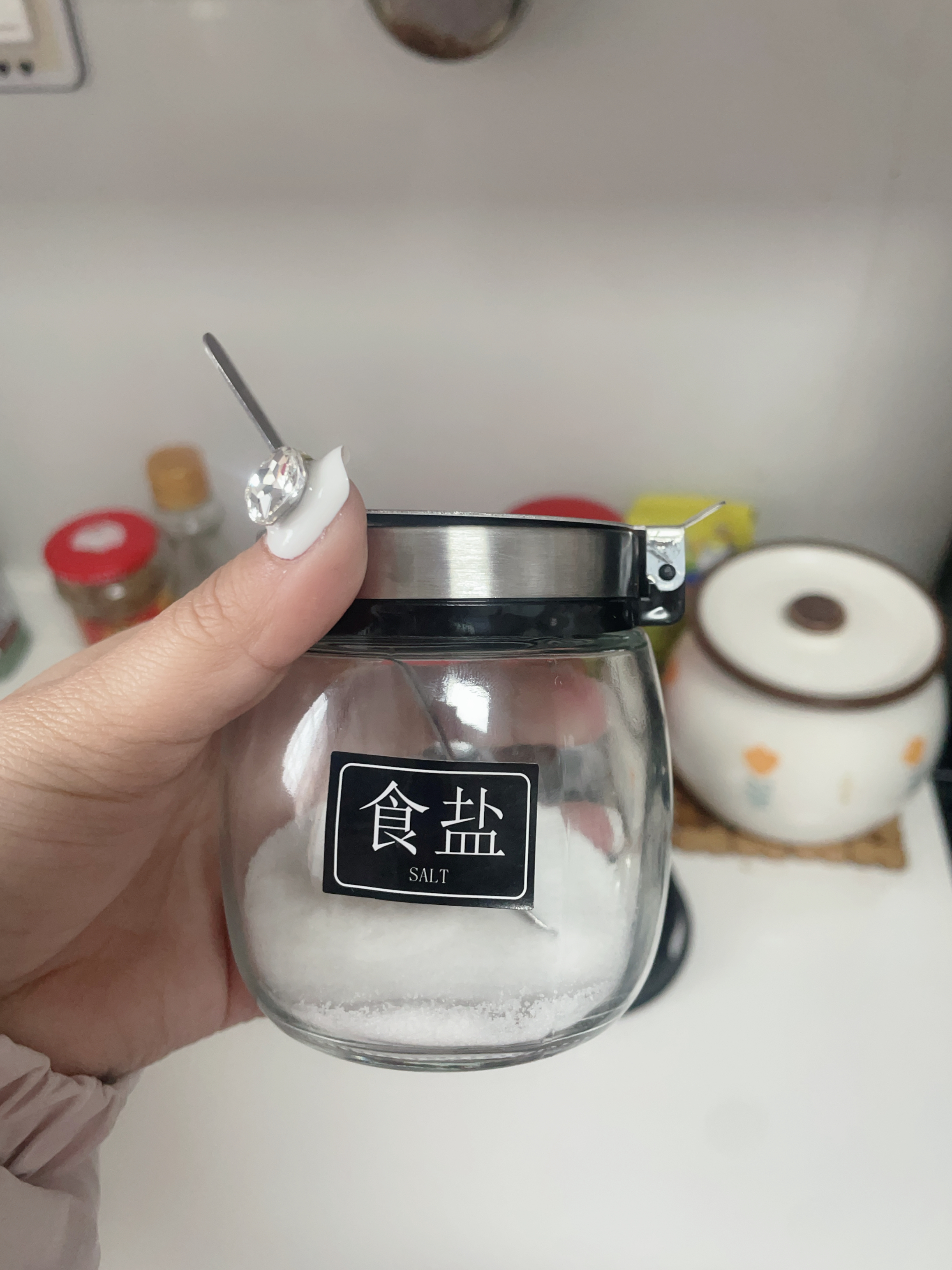 厨方案酒店用品调味瓶调料盐罐套装玻璃调料盒商家庭餐厅厨房食堂组合装 实拍图