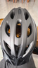 洛克兄弟 骑行头盔带风镜山地公路自行车头盔男女一体成型炫彩安全帽 钛色：58-62cm 灰色+透明镜片 实拍图
