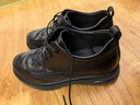 百丽男鞋通勤商务皮鞋26夏牛皮缓震休闲皮鞋A2411 黑色-内增高6cm 39 实拍图