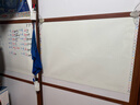 得力90*60cm可移除软白板 儿童家用胶墙贴 铁性自粘贴可擦写画板 涂鸦墙纸 涂鸦画画黑板贴磁性可吸附 实拍图