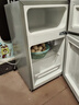 奥克斯（AUX）家用双门迷你小型冰箱 冷藏冷冻保鲜小冰箱 宿舍租房节能电冰箱 【国家补贴】BCD-30K118 基础款 银色 实拍图