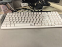 RK98 机械键盘有线键盘游戏键盘100键98配列RGB背光电脑键盘热插拔键线分离白色茶轴 实拍图