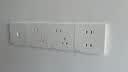 西门子插座面板 10A四孔插座 大孔距二二插 皓彩米绒白5UB26121NC013P 实拍图
