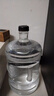 拜杰水桶手提式纯净水桶户外塑料茶水桶饮水桶矿泉水大桶储水桶大容量 透明款11.3L【特厚PC全新料】 实拍图
