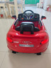 贝瑞佳（BeRica）儿童电动车四轮汽车奥迪授权遥控男女小孩玩具车可坐人宝宝礼物 实拍图