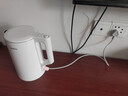 美的（Midea）电热水壶家用烧水壶泡茶0涂层食品级304不锈钢自动断电双层防烫全钢无缝1.5L大容量 MK-HJ1566 实拍图