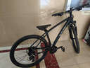 喜德盛山地自行车英雄280/英雄300铝合金车架锁死前叉碟刹 英雄280哑光黑17.5寸(身高175-190） 实拍图
