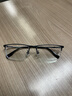 普莱斯（pulais）近视眼镜框可配度数纯钛金属高端商务半框超轻8g眼镜配1.67高清片 实拍图