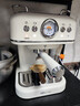 小熊（Bear）咖啡机 家用小型半自动意式 胶囊可用冷热双萃20Bar泵压 压力计 自动打奶泡 小白咖E12S7 实拍图