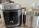 美的（Midea）电压力锅京东自营高压电饭锅0涂层家用6L大容量5-8人 高压锅全自动智能预约双胆电饭煲MY-E6010G 实拍图