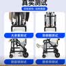 福仕得助行器偏瘫老人辅助行走器康复训练器材走路成人学步车带脚踏训练 实拍图