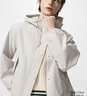 优衣库女装休闲连帽短外套/时尚百搭479229 31 米色 S 实拍图