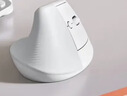 罗技（Logitech）Lift人体工学蓝牙鼠标 无线静音垂直办公鼠标 带Logi Bolt接收器 商用版 灰色 实拍图