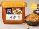 清净园韩国进口 蛤蜊银鱼生大酱450g 贝类&鳀鱼 韩式大酱汤豆腐汤调味酱 实拍图