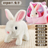 雅斯妮儿童玩具仿真动物电动宠物小兔子玩偶会动会叫3-6岁女孩生日礼物 实拍图
