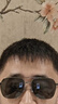 帕森（PARZIN）偏光太阳镜男 时尚简约多边形眼镜双梁合金框防晒驾驶墨镜PZ6653 实拍图