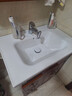 波彼（BOBI）台盆陶瓷一体盆洗手盆单盆阳台浴室柜卫生间半嵌入洗脸面盆池定制 【70*48CM】盆+弹跳下水+防臭管 实拍图