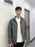 波司登26秋季男士轻薄羽绒服短款立领排骨条保暖外套B260135005 实拍图