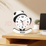 好久不见熊猫桌面摆钟创意摆件客厅电视柜摆放式钟表家居饰品台式座钟 实拍图