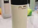 京东京造保温杯【茶水分离】男女大容量316L不锈钢泡茶水杯子雅致白500ml 实拍图