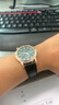 【网红爆款】商务腕表石英运动表休闲皮带男女手表 黑色 实拍图
