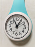 BBA挂钟浴室防水厨房卫生间创意家居迷你时钟个性小巧石英钟薄荷绿 实拍图