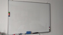 得力 120*90cm双面磁性可擦挂式白板/黑板/粉笔绿板/写字板 家用儿童教学办公黑板7865B 实拍图