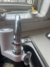 海尔（Haier）净水器水龙头过滤器家用直滤饮用水自来水滤水器前置过滤器厨房卫生间用除余氯三挡出水可清洗滤芯 月光白 一机1芯 实拍图