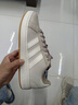 adidas「面包鞋」GRAND COURT BASE 00s休闲低帮板鞋男女阿迪达斯   浅褐/汉玉白/蒸汽灰   40 实拍图