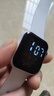 其他品牌高颜值LED手表时尚方形学生科技感超强夜光数字个性运动 太空白 实拍图