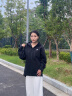 安踏王一博同款水壳冲锋衣男女夏硬壳户外登山服防泼水外套防暴雨风衣 【男水壳2.0】基础黑7607-5 S 实拍图