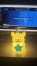 【热销1w+】可爱线条小狗小夜灯生日快乐星星节日生日礼物送女生 蓝色 线条小狗小夜灯【1个装】 实拍图