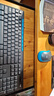 罗技（Logitech）MK275 键鼠套装 无线键鼠套装 办公键鼠套装 全尺寸 商务键鼠套装 带无线2.4G接收器 黑蓝色 实拍图