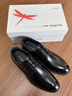红蜻蜓真皮男鞋春夏舒适商务休闲皮鞋高级正装德比鞋婚鞋WTA7376黑色43 实拍图