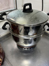 惠当家（Hui Dang Jia）电锅多功能电热锅电炒锅家用电蒸锅一体电煮锅加厚304不锈钢电火锅G08-28单笼 实拍图