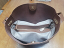 卡里普斯（CALYPSO）礼物水桶包女神节托特单肩包软牛皮女包通勤简约女士真皮斜挎大包 奶茶棕 实拍图