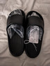 朴西香蕉船凉拖鞋女士浴室不易滑居家室内四季情侣拖鞋男 黑色 44-45 实拍图