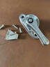 迪赞五金（DIZAN HARDWARE）迪赞不锈钢月牙锁铝合金塑钢窗户钩锁窗门搭扣左右通用老式门窗锁 一个（左右通用） 实拍图