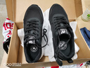 骆驼（CAMEL）网面透气跑步男鞋轻量健步运动鞋子 CSS221L0033 黑色 39 实拍图