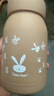 【京东物流送货上门】萌萌兔卡通水杯女牛奶玻璃杯创意便携杯子 咖色萌萌兔 330ml 1只 实拍图