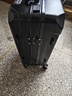 双星（doublestar）行李箱拉杆箱男次日达可登机箱大容量学生铝框密码箱旅行箱皮箱子 尊贵黑【加厚铝框可坐可踩】 22英寸  短途出行出差-加厚箱体 实拍图