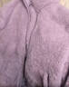 京东京造【10A抗菌】抗静电珊瑚绒睡衣女士睡衣保暖家居服情侣套装粉紫色M 实拍图