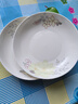 锦秋堂 景德镇骨瓷餐具 简爱家用陶瓷盘碟 DIY散件单配搭配 微波炉可用 8英寸圆深盘 实拍图
